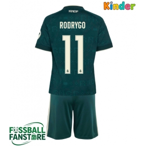 Real Madrid Rodrygo Goes #11 Replik Auswärtstrikot Kinder 2026-27 Kurzarm (+ Kurze Hosen)